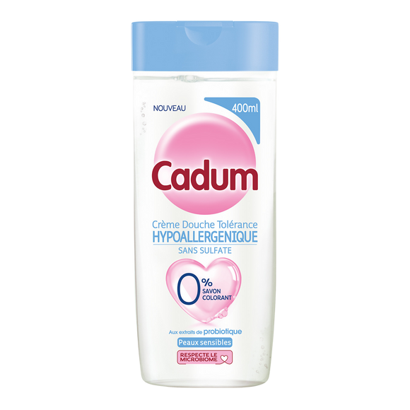 Crème douche hypoallergénique probiotic CADUM 400ml