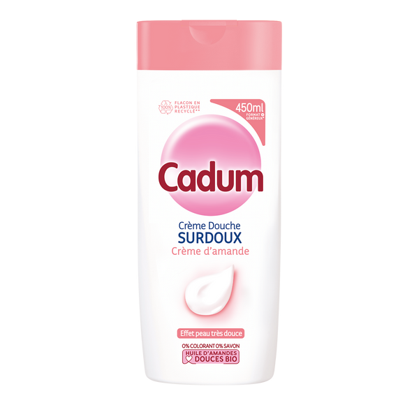 Gel douche CADUM surdoux amande 450mL