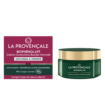 Soin visage repulpant anti-rides biophenol lift LA PROVENÇALE BIO - pot 50ml