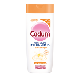 Crème douche Velours fleur d'oranger CADUM 450ml