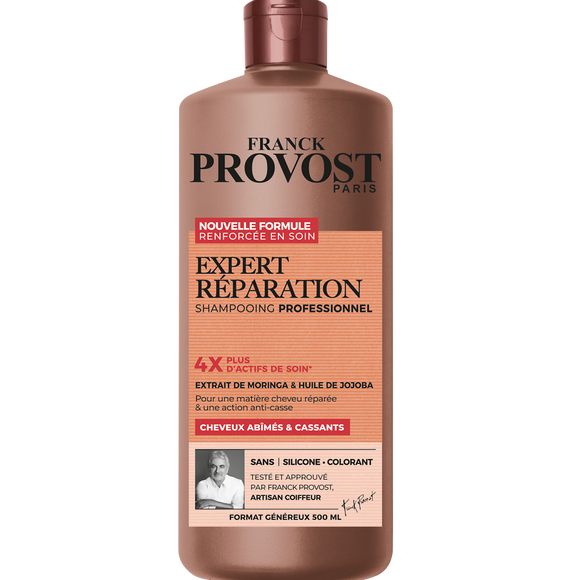 Shampoing professionnel réparateur cheveux abîmés FRANCK PROVOST - 500ml