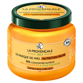 Masque de Miel Nutrition Riche LA PROVENCALE BIO 330ml
