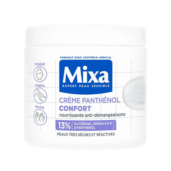 Mixa pot crème Panthenol confort 400ml