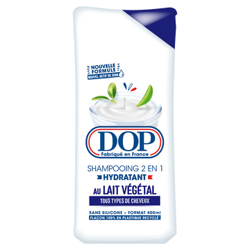 Shampooing Hydratant 2en1 au Lait Végétale DOP 400ml
