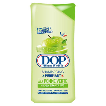 Shampooing Purifiant Pomme Verte Cheveux Normaux à Gras DOP 400ml