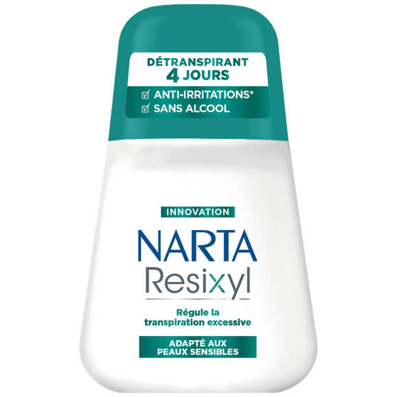 Déodorant femme détranspirant 4 jours sans alcool NARTA - bille 50ml