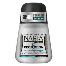 Déodorant homme efficacité intégrale 48h NARTA - bille 50ml