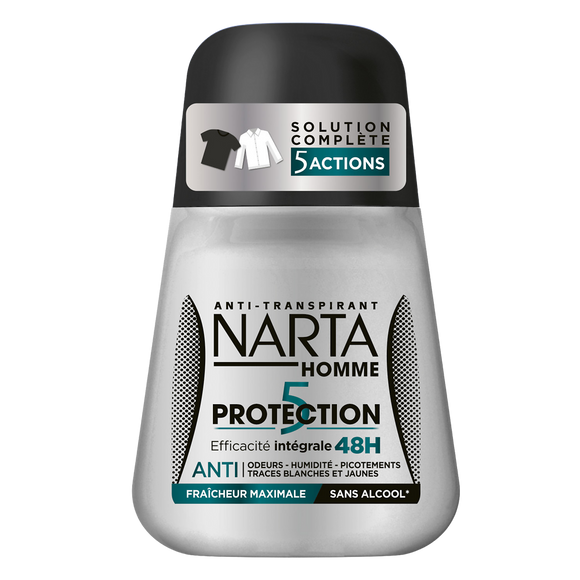 Déodorant homme protection 5 NARTA bille 50ml