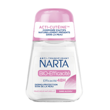 Déodorant Femme BioEfficacité 48h Anti-Odeurs NARTA - bille 50 ml