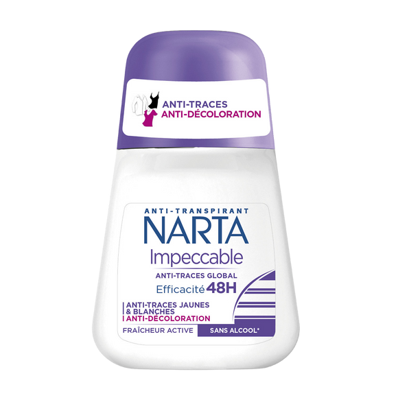 Déodorant femme efficacité 48h anti-traces NARTA - bille 50ml