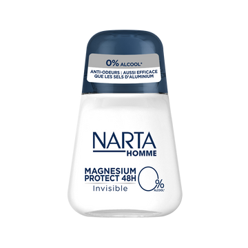 Déo.homme magnésium protect 48h invis.0% alc.NARTA bil.50mlDéo.homme magnésium protect 48h invis.0% alc.NARTA bil.50ml