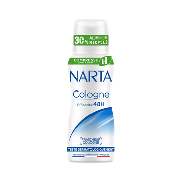 Déodorant compressé cologne efficacité 24h NARTA ato.100ml
