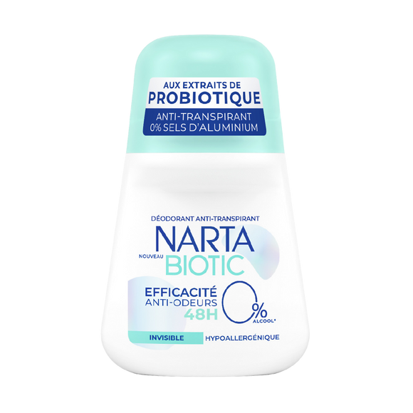 Déodorant femme peaux sensibles NARTA - bille 50ml