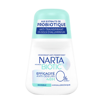 Déodorant femme classic biotic ps NARTA roll on 50ml