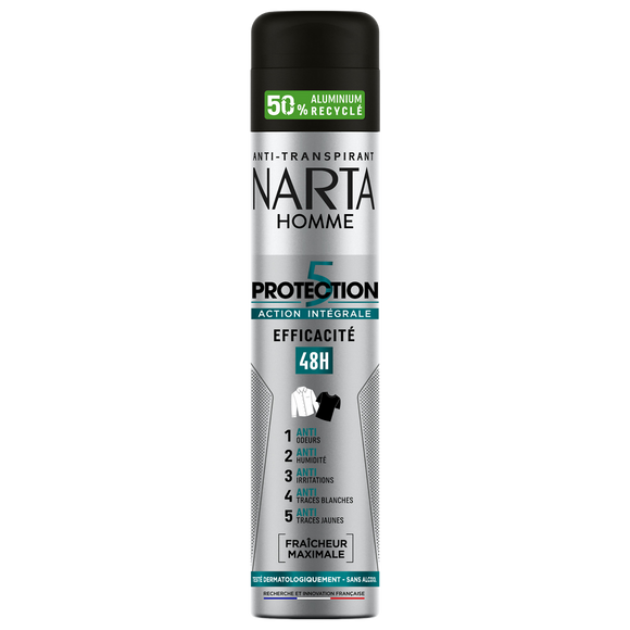 Déodorant homme protection 5 NARTA atomiseur 200ml