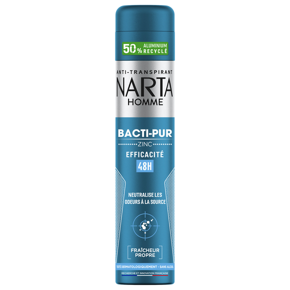 Déodorant homme bactipur NARTA atomiseur 200ml