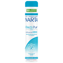 Déodorant anti-transpirant bacti-pur femme NARTA - spray 200ml