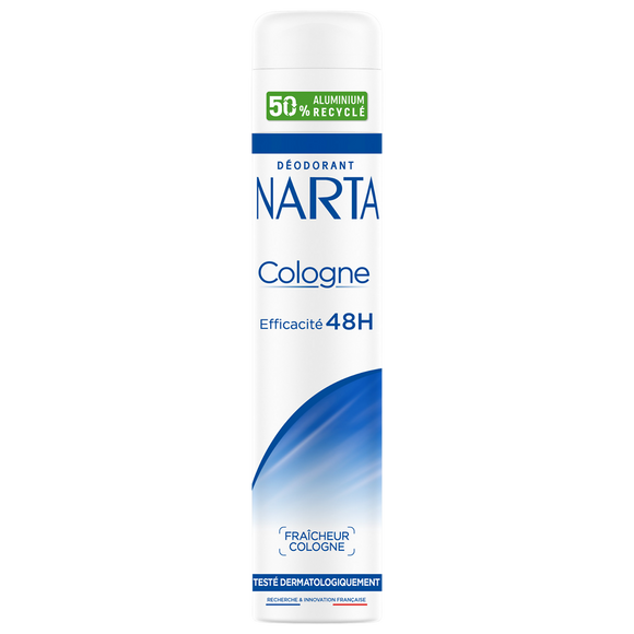 Déodorant femme fraîcheur cologne efficacité 48h NARTA - spray 200ml
