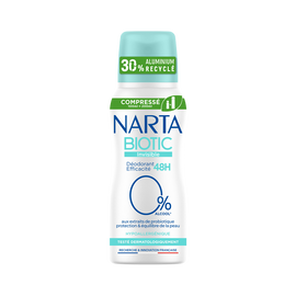 Déodorant aerosol biotic invisible NARTA 100ml