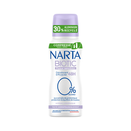 Déodorant aerosol biotic peaux sensibles NARTA 100ml