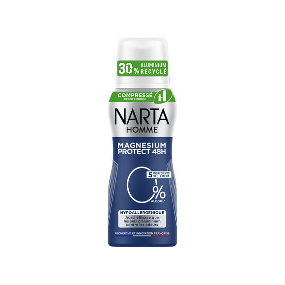 Déodorant homme magnésium protection 48h NARTA - spray 100ml