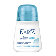 Déodorant anti-transpirant fraîcheur poudrée NARTA - bille 50ml