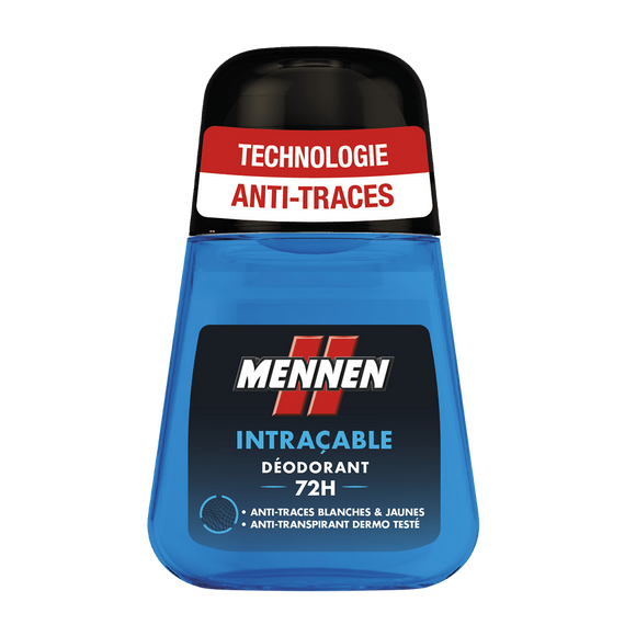 Déodorant homme intraçable efficacité 72h MENNEN - bille 50ml