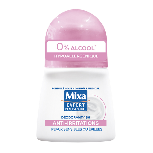 Déodorant bille Femme Anti-Irritations 48H MIXA 50ml