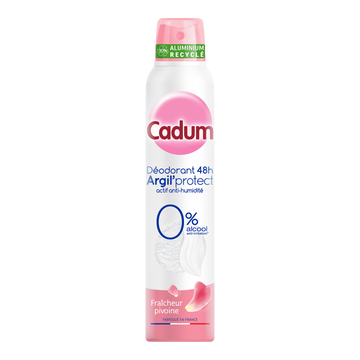 Déodorant femme efficacité 48h fraîcheur pivoine CADUM - spray 200ml