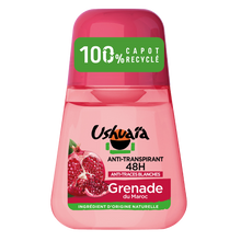 Déodorant femme anti-transpirant grenade USHUAÏA - bille 50ml