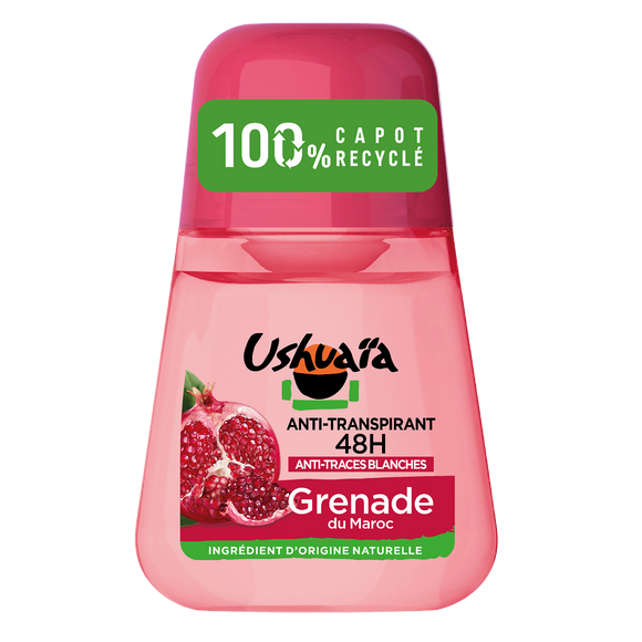 Déodorant femme anti-transpirant grenade USHUAÏA - bille 50ml