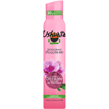 Déodorant femme aérosol orchidée USHUAIA 200ml