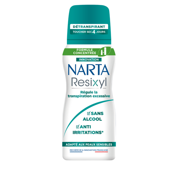 Déodorant femme détranspirant toucher sec 4 jours NARTA - spray 100ml