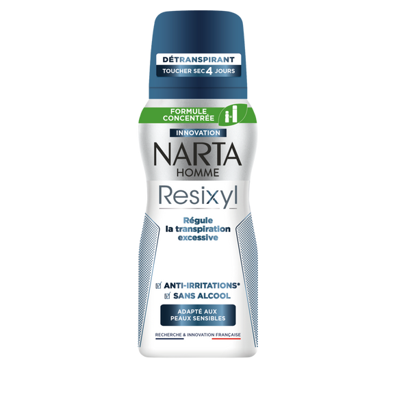 Déodorant homme détranspirant toucher sec 4 jours NARTA - spray 100ml