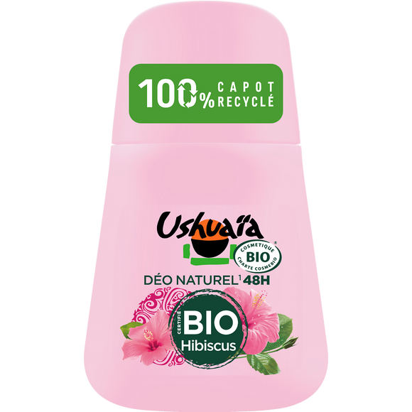 Déodorant femme Hibiscus Cosmosorg USHUAIA bio 50mL
