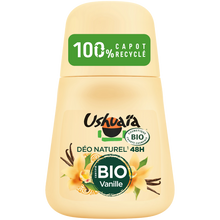 Déodorant femme bio vanille efficacité 48h USHUAÏA - bille 50ml