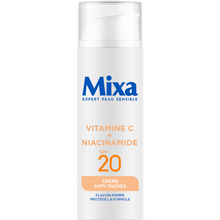 Crème visage anti-tâches vitamine c et niacinamide MIXA - flacon 50ml