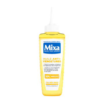 Huile anti-vergetures aux omégas 6 et 9 MIXA - flacon 100ml