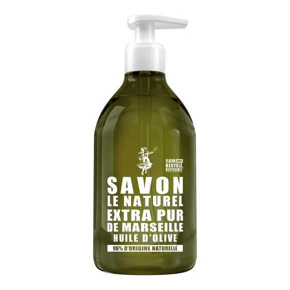 Savon liquide extra pur olive SAVON LE NATUREL - flacon 500ml