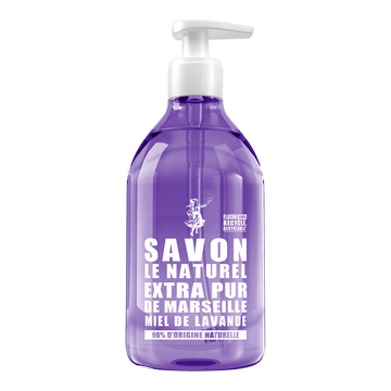 Savon liquide extra pur miel de lavande SAVON LE NATUREL - flacon 500ml