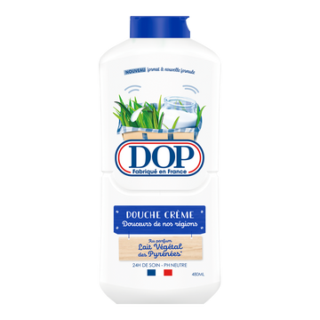 Crème douche parfum lait végétal des pyrénées DOP - flacon 480ml