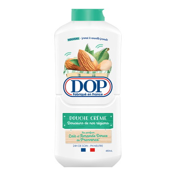 Gel douche lait d'amande douce hydratant DOP -480 ml