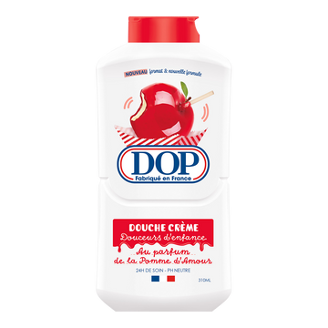 Gel douche crème au parfum pomme d'amour DOP - flacon 310ml