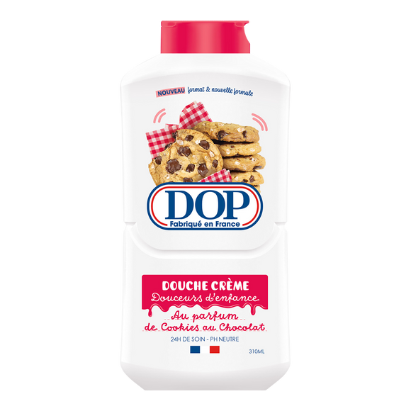 Gel douche crème parfum cookie au chocolat DOP - flacon 310ml