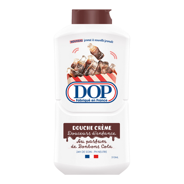 Gel douche crème au parfum bonbon cola DOP - flacon 310ml