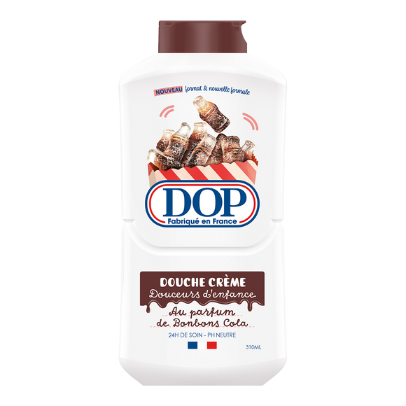 Gel douche crème au parfum bonbon cola DOP - flacon 310ml