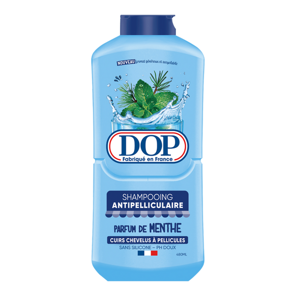 Shampoing antipelliculaire parfum menthe DOP - flacon 480ml