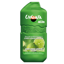 Gel douche tonifiant 3en1 aux agrumes verts d'italie USHUAÏA - flacon280ml
