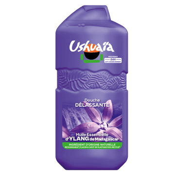 Gel douche délassant ylang de madagascar USHUAÏA -280 ml