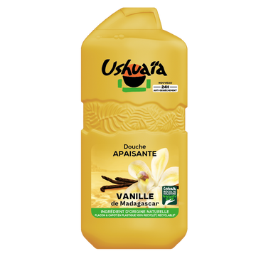 Gel douche apaisant vanille de madagascar USHUAÏA - flacon 280ml